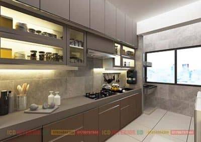 Kitchen Cabinet Design in Bangladesh