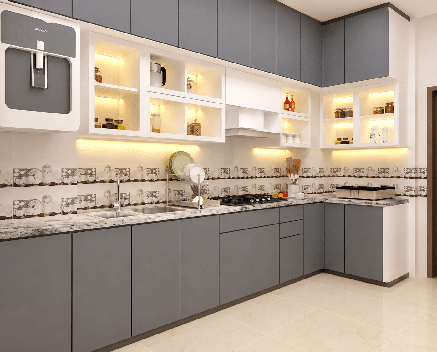 Modern kitchen interior design in Bangladesh