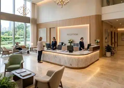 Hospital Reception Interior design